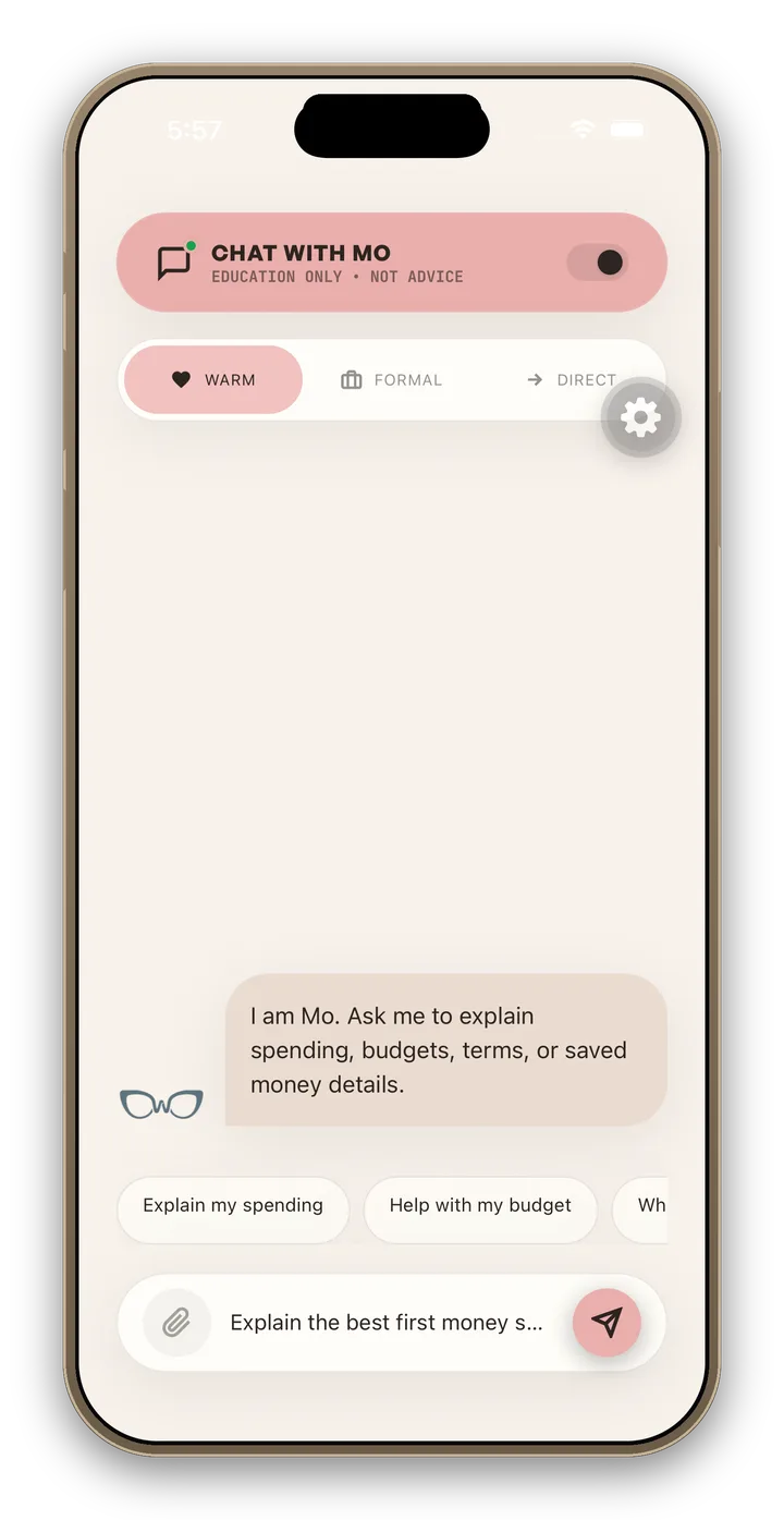 WealthMotley Ask Mo answer with the Explain simpler button